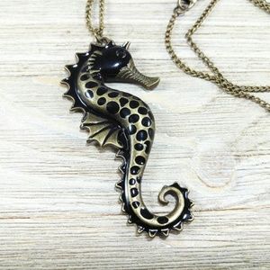 12 New Seahorse Necklace liquidation wholesale lot
